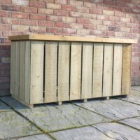 Shire Log Box 4' 3" x 2' Flat Log Store - Premium Pressure Treated Shiplap