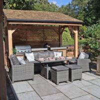 Royalcraft Paris 7 Seater Dining Set Grey