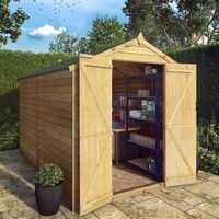 Mercia 10 X 6Ft Overlap Apex Windowless Shed - Fsc&Reg; Certified