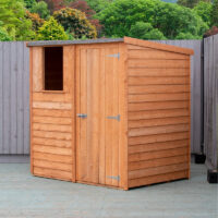 Value 5' 9" x 3' 11" Apex Shed - Premium Coated Overlap