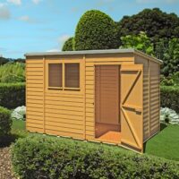 Value 5' 9" x 9' 9" Pent Shed - Premium Coated Overlap
