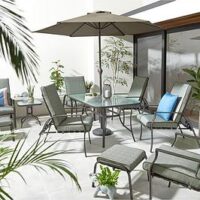 Very Home Cannes 11-Piece Dining Set Garden Furniture
