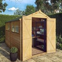 Mercia 10X6 Value Overlap Dip Treated Apex Shed - Fsc&Reg; Certified