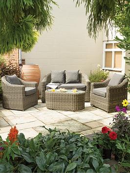 Rowlinson Bunbury Sofa Set Natural Weave