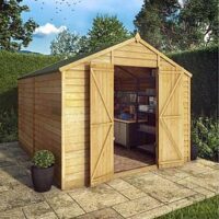 Mercia 10 X 8Ft Overlap Windowless Apex Shed - Fsc&Reg; Certified