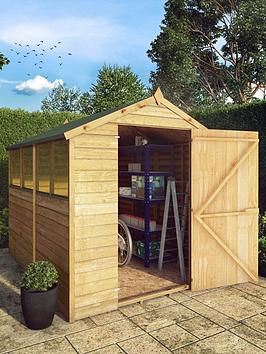 Mercia 8 X 6Ft Overlap Apex Shed - Fsc&Reg; Certified