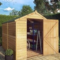 Mercia 8 X 6Ft Great Value Windowless Overlap Apex Shed - Fsc&Reg; Certified