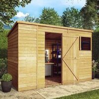 Mercia 10 X 6Ft Overlap Pent Shed - Fsc&Reg; Certified
