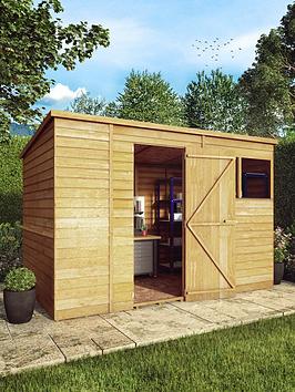 Mercia 10 X 6Ft Overlap Pent Shed - Fsc&Reg; Certified