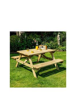 Rowlinson Premier Heavy Duty Picnic Table 1.2M