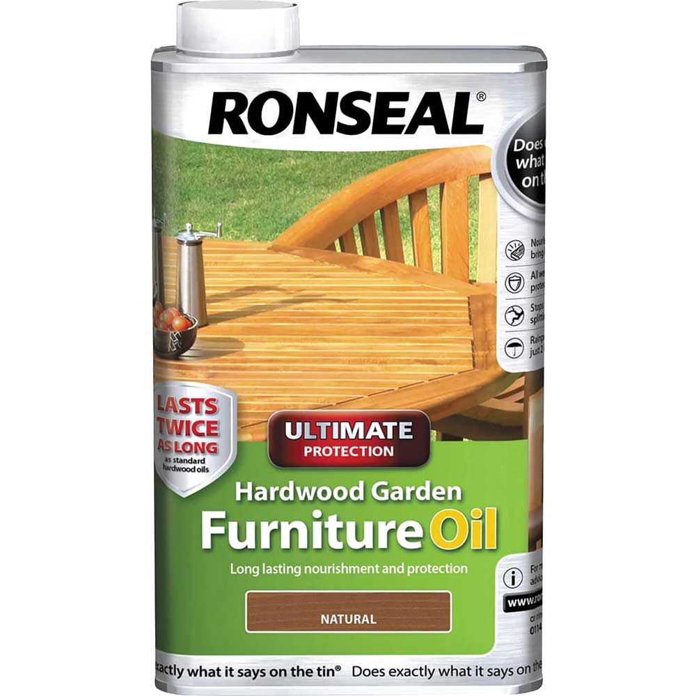 Ronseal Ultimate Protection Hardwood Garden Furniture Oil