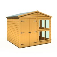 Shire Sun Hut 7' 7" x 8' Apex Potting Shed - Classic Coated Shiplap
