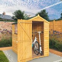 Mercia 6 X 4 Ft Overlap Apex Shed - Fsc&Reg; Certified
