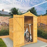 Mercia 6 X 4 Ft Overlap Apex Windowless Shed - Fsc&Reg; Certified