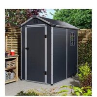 Rowlinson Airevale 4 X 6Ft Apex Plastic Shed - Dark Grey