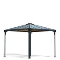 Canopia By Palram Palermo 3000 Garden Gazebo - 3 X 3M, Heavy Duty Aluminium Frame, Rust Resistant