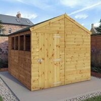 Mercia 10 X 8 Shiplap Apex - Pefc Certified
