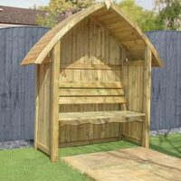 Mercia Arch Top Arbour Seat - Pefc Certified