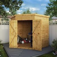 Mercia 7 X 7Ft Shiplap Corner Shed - Pefc Certified