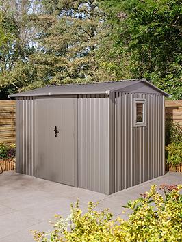 Rowlinson Brentvale 10 X 8 Premium Apex Metal Shed