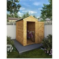 Mercia 6 X 4 Shiplap Apex - Windowless - Pefc Certified