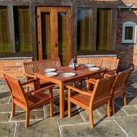 Rowlinson Willington Rectangular 6 Seat Set