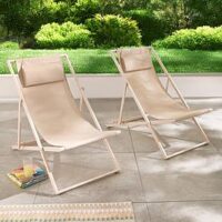 The Very Collection Amalfi Set 2 Folding Chairs