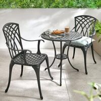 The Very Collection Cast Aluminium Bistro Set