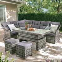 The Very Collection Florida Corner Set With Lift Up Table
