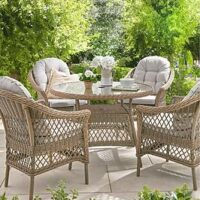 The Very Collection Venice 4-Seater Dining Set