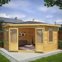 Mercia 4M X 4M Corner Cabin (28Mm) - Pefc Certified