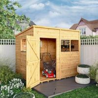 Mercia 8 X 6 Woodsman Shiplap Pent Shed - Pefc Certified