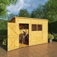 Mercia 10 X 6 Woodsman Shiplap Pent Shed - Pefc Certified