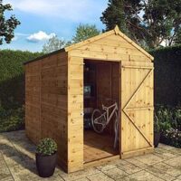 Mercia 8 X 6Ft Shiplap Apex Windowless Shed - Pefc Certified