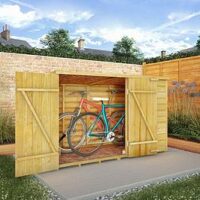 Mercia 3 X 6Ft Overlap Pent Bike Store - Fsc&Reg; Certified