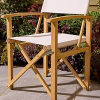 Rowlinson Ascot Folding Director'S Chair Natural