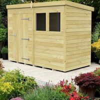 Diy Sheds 8 X 4 Pent Shed Shiplap Pressure Treated
