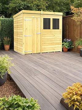 Diy Sheds 7 X 5 Pent Shed Shiplap Pressure Treated