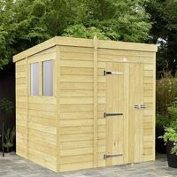 Diy Sheds 6 X 6 Pent Shed Shiplap Pressure Treated