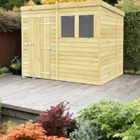 Diy Sheds 8 X 6 Pent Shed Shiplap Pressure Treated