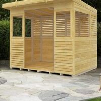 Diy Sheds 8 X 6Ft Shiplap Pressure Treated Bbq/Outdoor Kitchen