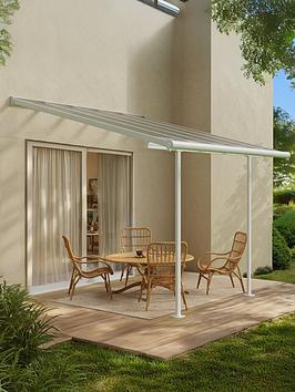 Canopia By Palram Sierra Patio Cover 3X3.05 White Clear