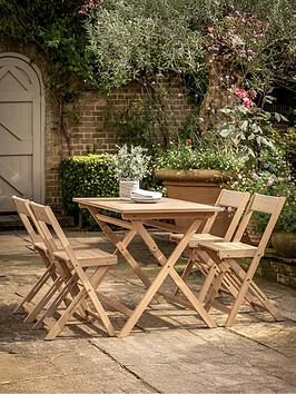 Gallery Direct Lindos Folding Dining Set