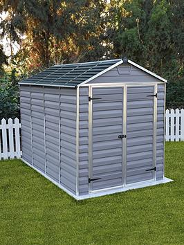 Canopia By Palram Skylight Shed 6X10 D. Grey-Special Pack