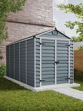 Canopia By Palram Skylight Shed 6X12 D. Grey-Special Pack