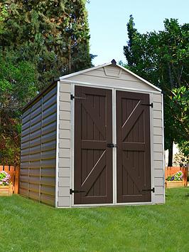 Canopia By Palram Skylight Shed 6X8 Tan - Special Pack