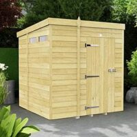 Diy Sheds 6 X 6 Security Pent Shed
