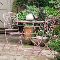 Gallery Direct Brindisi 2 Seater Bistro Set Coral
