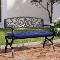 Living And Home Garden Seat Pad Blue L 130Cm X W 50Cm