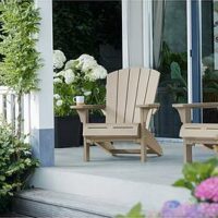 Keter Troy Adirondack Silver Sage Chair